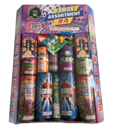 Family Assortment #4 | Pyro Dudes Fireworks, L.L.C.